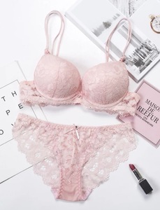 Set Intimo Donna OEM, Completo <span class=keywords><strong>Reggiseno</strong></span> e Slip in <span class=keywords><strong>Pizzo</strong></span>, Set Personalizzato con <span class=keywords><strong>Reggiseno</strong></span> Push-up e Slip - Product Image 4