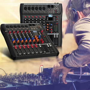 Table de Mixage Audio Professionnelle Biner DX6 à <span class=keywords><strong>6</strong></span> Canaux avec Bluetooth, Effet DSP Réverbération Intégré et Enregistrement USB - Product Image 6