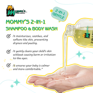 Gel de ducha 2 en 1 para niños, champú y gel de baño para el cuidado del cabello del bebé - Product Image 3