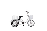 Bicicleta de 3 ruedas de 7 velocidades con neumáticos Kenda V Sistema de frenado Pedal ordinario y material de horquilla de acero