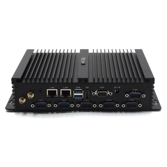 Ce-Lerone J4125 Fast and Stable Industrial Computer Fanless Small PC with DDR4 RAM Intel Chipset AndAU US CN Plug Options