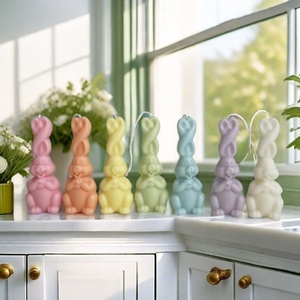 Molde para Velas de Pascua de Alta Calidad, Diseño Innovador, Portavelas con Forma de Conejo, Molde de Silicona para Pascua - Product Image 3