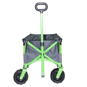 गर्म बिक्री आउटडोर उद्यान शिविर फोल्डेबल वैगन कार्ट तह बीच ट्रॉली चौड़ी गाड़ी - Product Image 4