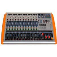 Console de mixage professionnelle 8/12/16 canaux 99DSP effet mélangeur de Performance à Double étape équilibrée à 7 segments