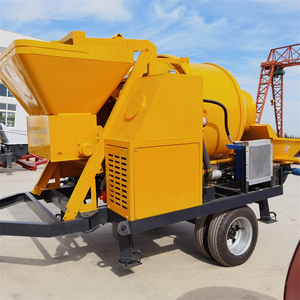 Máy trộn bê tông điện với máy bơm xách tay mini Mixer cho hiệu quả xi măng trộn và xây dựng dự án - Product Image 3