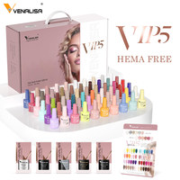 Venalisa Nouveau Kit VIP5 Gel Acrylique Sans Hema Pour Ongles, Vernis Semi-Permanent UV Gel, 60 Couleurs, Vernis à Ongles Gel Marque Privée