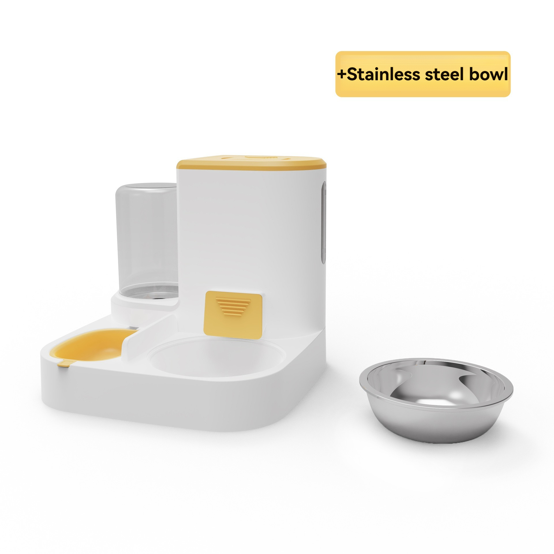 Giallo (con ciotola in acciaio inox)