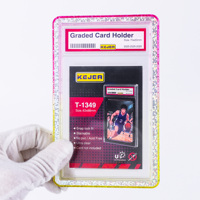 Porte-cartes magnétique dégradé trois tons Kejea avec 24 aimants intégrés pour cartes gradées PSA TCG, présentoir de collection pour amateurs