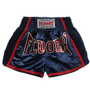 Custom High Quality Plain MMA Thai Silk Boxer Muay Thai Shorts Bangkok