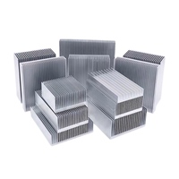 Radiateur de refroidissement en aluminium extrudé 6063 sur mesure, usinage CNC, ouverture de moule