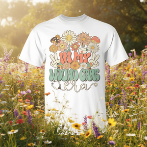 In My Wound Care Era Floral <b>Hippie</b> Retro Nurse <b>T</b>-<b>Shirt</b> Unisex Crew Neck Short Sleeve Digital Printing Adult Promotional - Product Image 3