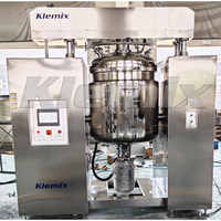 Machine d'émulsification homogénéisante SUS316L, mélangeur d'émulsification sous vide, capacité 1000L, puissance 30KW pour ligne de production cosmétique