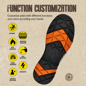 Chaussures de sécurité antidérapantes, anti-écrasement, antistatiques, anti-perforation, imperméables, en <span class=keywords><strong>caoutchouc</strong></span>, chaussures de sécurité industrielles, chaussures de protection - Product Image 6