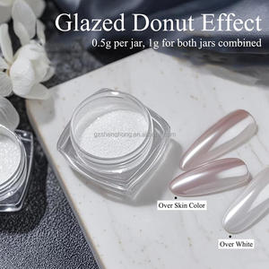 Polvo de <span class=keywords><strong>Uñas</strong></span> Cromado Blanco Perla SH para <span class=keywords><strong>Uñas</strong></span> de Gel, <span class=keywords><strong>Efecto</strong></span> Espejo Transparente, Alto Brillo, Polvo de Pigmento Brillante para <span class=keywords><strong>Uñas</strong></span> de Hada - Product Image 4