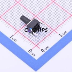 TC-1150DR-8.0H-160 Tactile Switch Through hole Component (THT) Switch Single Pole Single Throw Round Button 1.6N Through Hole - Product Image 2