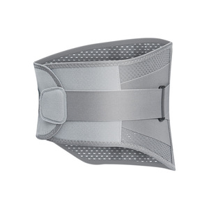 Lumbar Support Belt Adjustable Waist <b>Brace</b> For <b>Back</b> Pain Relief Adult Size Gray - Product Image 2