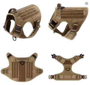 Luxury Tactical <strong>Dog</strong> Harness Leash Collar Set Training Walking No Pull Adjustable <strong>Pet</strong> <strong>Vest</strong> for Medium Large <strong>Dogs</strong> - Product Image 5