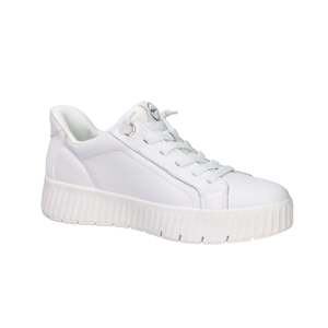 Mocassins en cuir blanc à enfiler pour femme Tamaris, talon de 4 cm, tailles 36, 37, 38, 39, 40 - Product Image 3