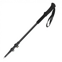 Bâtons de randonnée télescopiques pliables modernes OEM/ODM en 3 sections, en fibre de carbone, avec poignée EVA pour la marche nordique, pour hommes/femmes, angle réglable