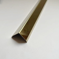 Promo Panas Lis Dekoratif Titanium 304 Stainless Steel Bentuk L untuk Dinding Plafon dan Bingkai Dinding