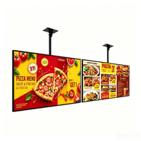 Écran d'affichage publicitaire numérique Android 32-65 pouces 1080P HD LCD pour restaurants de restauration rapide, magasins de détail, métros