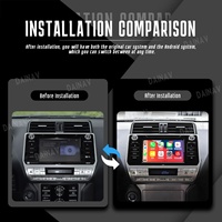 Boîtier Linux pour Toyota Prado 2014-2021, mise à niveau stéréo sans fil Apple CarPlay Android Auto, lecteur multimédia pour écran OEM