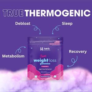 Integratore del sonno e perdita di peso | Skinny vitamina | Soppressore dell'appetito e potenziatore del metabolismo, Gummies dimagranti - Product Image 4