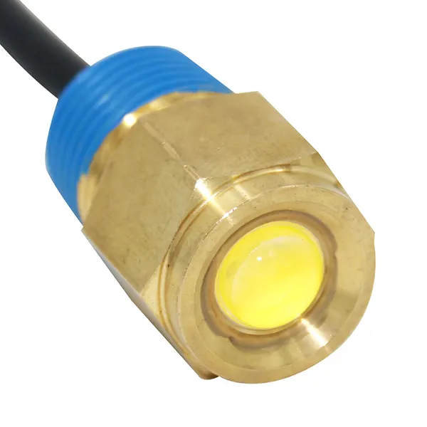 Yuefa Expédition Rapide 1/2 "NPT Fileté 9W COB RVB RGBW Couleur Simple MENÉE Sous-Marine de Bouchon de Vidange De Bateau