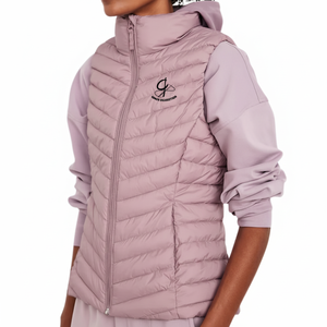 Chaleco de invierno con cuello levantado para mujer a la moda, chaleco sin mangas de Reina ligero y cálido de Color personalizado a la venta - Product Image 1