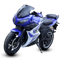 Dernière conception personnalisable marque rouge bleu 2000W 3000W Heavy Duty Classic Electric Motorcycles