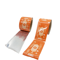 BOPP Bâton de nourriture pour chat Film d'emballage en plastique Rouleau de stock Sachet cornue Film d'emballage