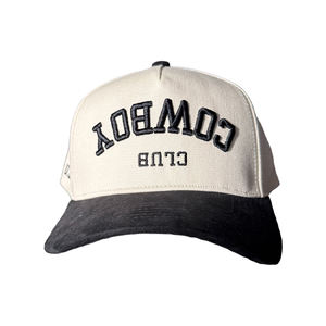 Gorra de Béisbol Deportiva Estructurada de 5 Paneles de Pana de Alta Calidad, Unisex, Personalizada, con Parche de Cuero con Logotipo y Visera de Gamuza, Estilo Dad Hat - Product Image 2