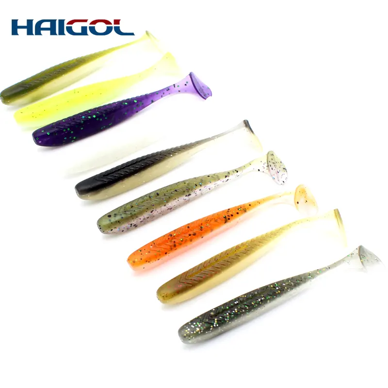 Factory Outlet Soft Bait 7.5cm 3inch 12pcs/pk Swing Shad with Shrimp Scent and Salt Jig Head Rig Perch Pike Zander Fishing Lures