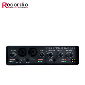 GAX-MD23 2 В 2, USB высококачественный аудио интерфейс для студии для записи потоковой передачи и подкастинга музыки - Product Image 1