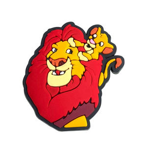 Adornos de PVC <span class=keywords><strong>para</strong></span> zapatos de animales baratos, abalorios de goma suave <span class=keywords><strong>para</strong></span> <span class=keywords><strong>zapatillas</strong></span> y zapatos, incluidos adornos de dibujos animados del Rey León - Product Image 5