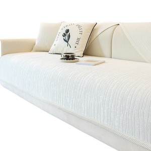 French Style <b>Sofa</b> Cushions 90-140cm Chenille Pad Type Non Slip Seat <b>Cover</b> <b>For</b> All Seasons - Product Image 5