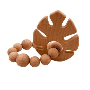 Commercio all'ingrosso di alta qualità per animali di faggio di faggio ciuccio lenitivo per la dentizione del bambino braccialetto lenitivo da masticare - Product Image 4