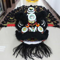 Costume de danse du lion chinois du sud, artisanat populaire, style Bouddha, lion Futsan