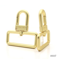 Accessoires de quincaillerie pour sacs de qualité supérieure, fermoir à mousqueton pivotant en alliage de zinc doré mat de luxe, fermoir à homard en métal personnalisé pour sacs