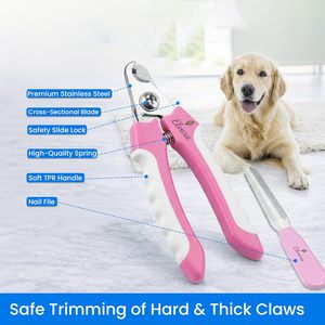 <b>Pet</b> Stainless SteelNail Scissors File Dog Nail Sharpener Grooming <b>Pet</b> Nail <b>Clippers</b> <b>Pet</b> Grooming Accessories Product - Product Image 2