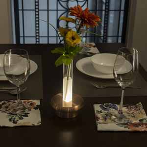 New Design Retro Floral LED Lamp-Vintage Art Decor <b>Light</b> Rechargeable IP54 Rated Remote Control Indoor/<b>Outdoor</b> Use - Product Image 5