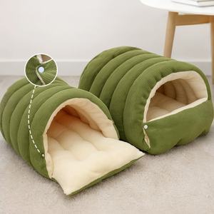 Luxuriöse Cartoon-Haustiermatte Plüschig Flauschig Orthopädischer Memory-Schaum Beheizt Umweltfreundliches Haustierbett Ovale Form für Kleine und Große Hunde Katzen - Product Image 5