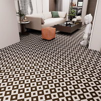 Tapis jacquard haut de gamme antidérapant et imperméable Polyester velours au toucher à tissage dense pour présentoirs de boutique, sols de vente au détail de mode