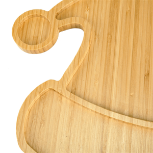 Bandejas de Madera Natural Ecológicas con Diseño de Plantas para Servir Aperitivos, Bandejas de Madera Maciza con Diseño de Gorro de Santa Claus para <span class=keywords><strong>Navidad</strong></span> - Product Image 3