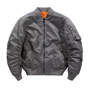 Chaqueta Bomber de Moda Urbana para Hombre, Estilo Invernal, Resistente al Viento, Ecológica, con Cuello Alto y Opciones de Tallas Grandes - Product Image 3