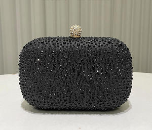 Nuove Borse da Sera di Lusso Scintillanti per Donne con Catene, Borsette Impermeabili con Strass Oro e Argento per Matrimoni - Product Image 6
