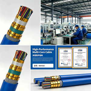 Câble <span class=keywords><strong>de</strong></span> communication téléphonique XINQIAO HYV Hebei, <span class=keywords><strong>conducteur</strong></span> en cuivre massif, 2/4/25 paires UTP - Product Image 6