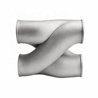 Tubo de Escape Central de Acero Inoxidable 304 de Igual Longitud con Tubo en Z para BMW M3 G80 M4 G82 G83 S58 3.0T 2021-2025