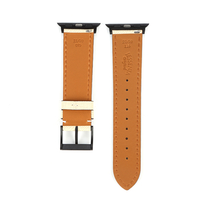 สายนาฬิกาหนังวัวแท้ดีไซน์หรูหรา ขนาด 20 มม. หัวเข็มขัดโลหะ สำหรับนาฬิกา I watch series อุปกรณ์เสริมสายรัดข้อมือ - Product Image 6