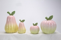 Nieuwe design creatieve keramische appel ornamenten fruitfiguren op maat gemaakte kleur en maat voor thuis, hotel, kantoor decoratie - Thanksgiving cadeau